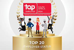 Mega Milestone 2024: Top Employer Certification & Ranked in SA's Top 20 Workplaces